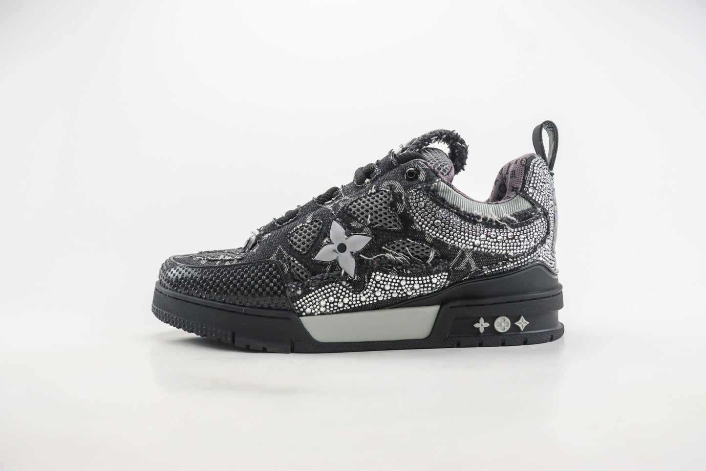 Louis Vuitton Skate Trainer Black Swarovski Monogran