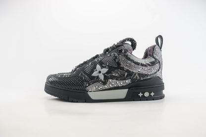 Louis Vuitton Skate Trainer Black Swarovski Monogran