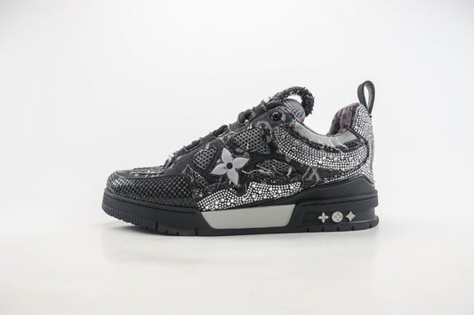 Louis Vuitton Skate Trainer Black Swarovski Monogran