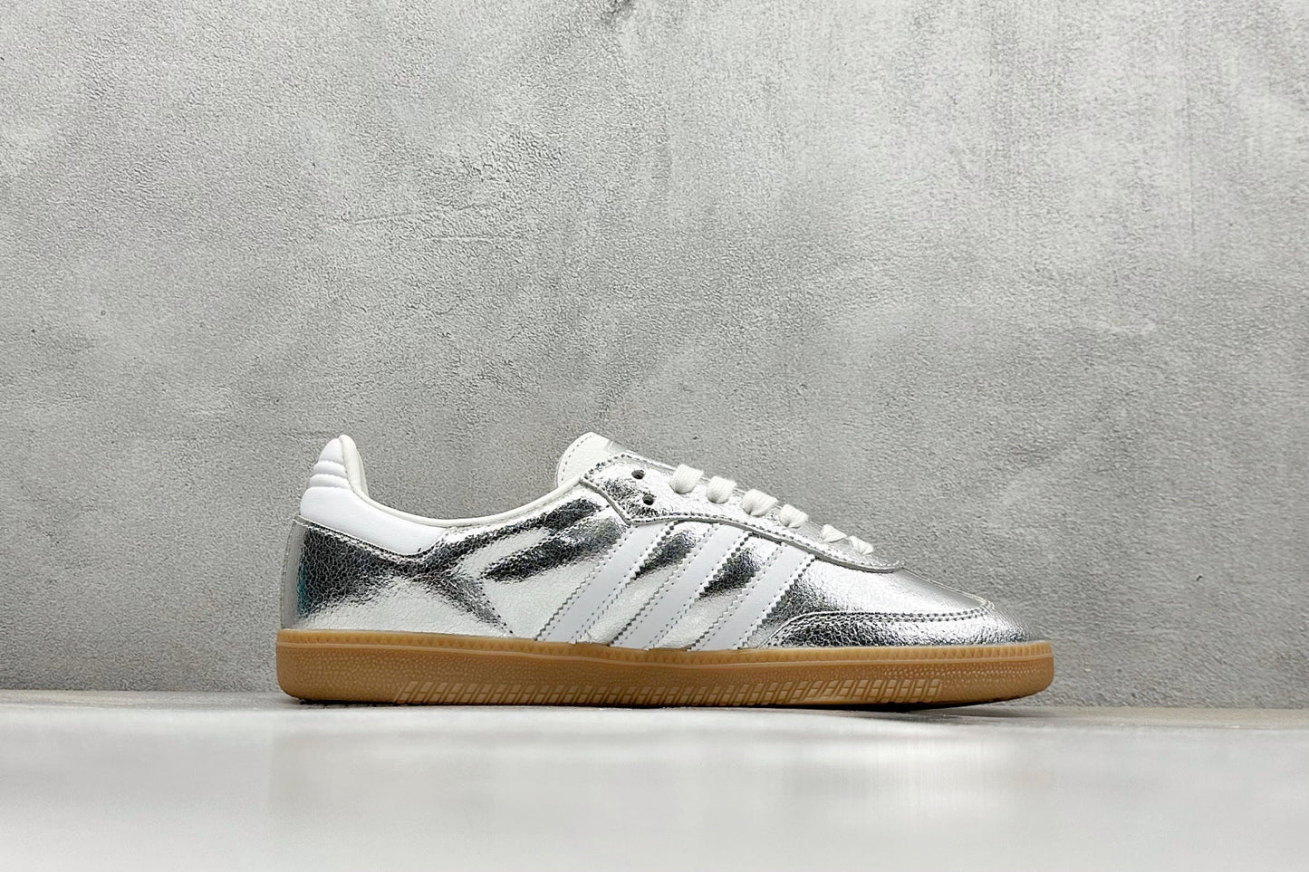 Adidas Samba Metallic Silver