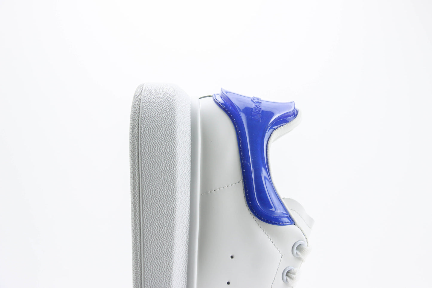 Alexander McQueen Oversized Sneaker Transparent Heel White Blue