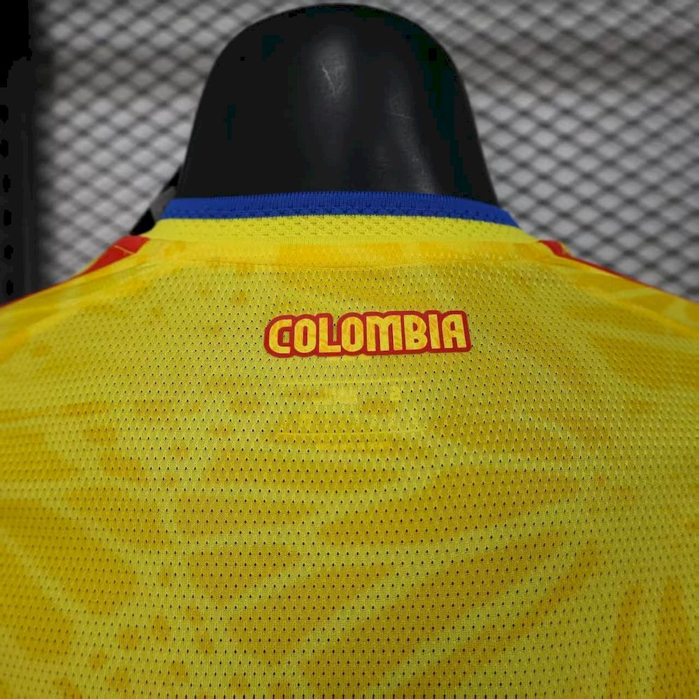 Colombia 2026 World Cup Home Long Sleeve Jersey Player Version Mens