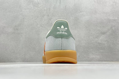 Adidas Gazelle Indoor Linen Green Solar Orange