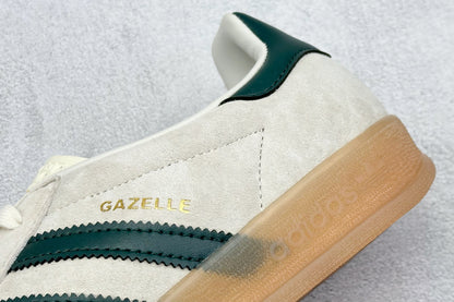 Adidas Gazelle Indoor Cream White Green Gum