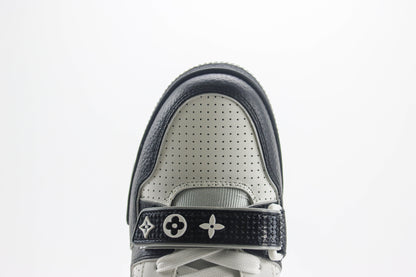Louis Vuitton LV Trainer Black Perforated Calf Leather