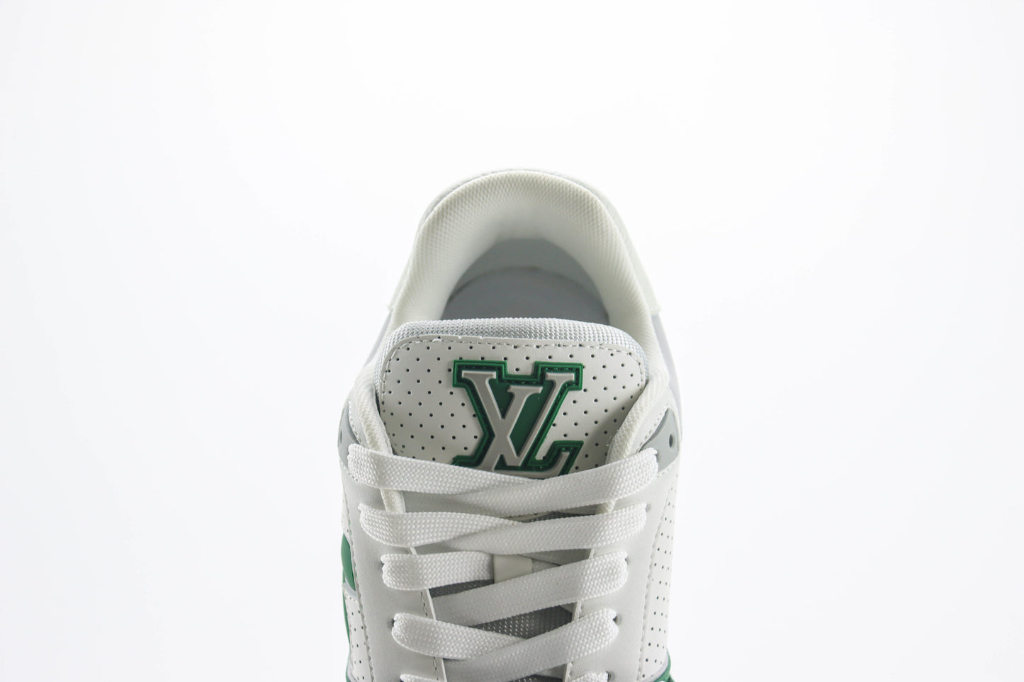 Louis Vuitton LV Trainer Green Perforated Calf Leather