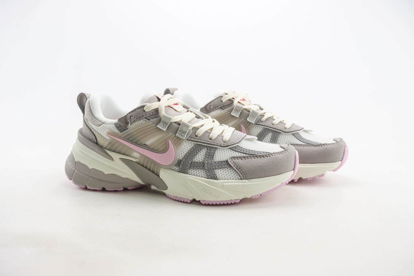 Nike V2K Run Sail Pink Foam Vast Grey