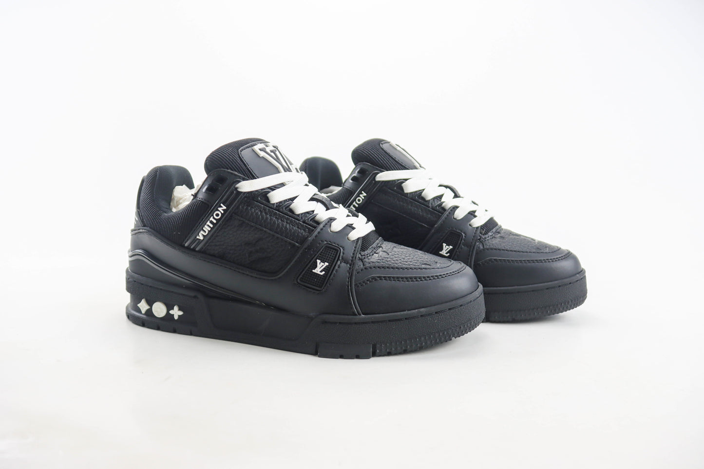 Louis Vuitton Trainer Black Embossed Monogram