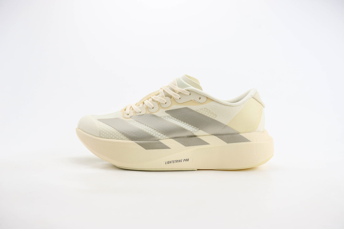 Adizero EVO SL Wonder White Cyber Metallic Warm Vanilla