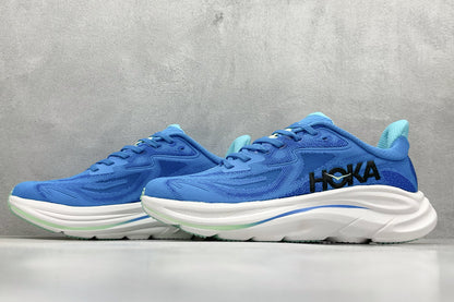 HOKA Clifton 10 X-Wide Blue Skyward Blue