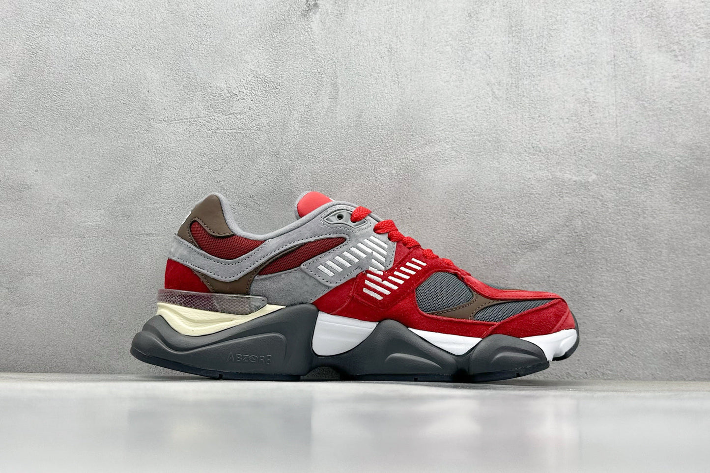 New Balance 9060 Carbon Grey Red