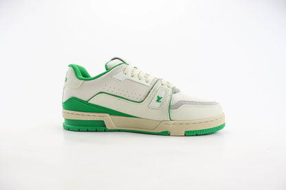 Louis Vuitton Trainer #54 Signature White Green