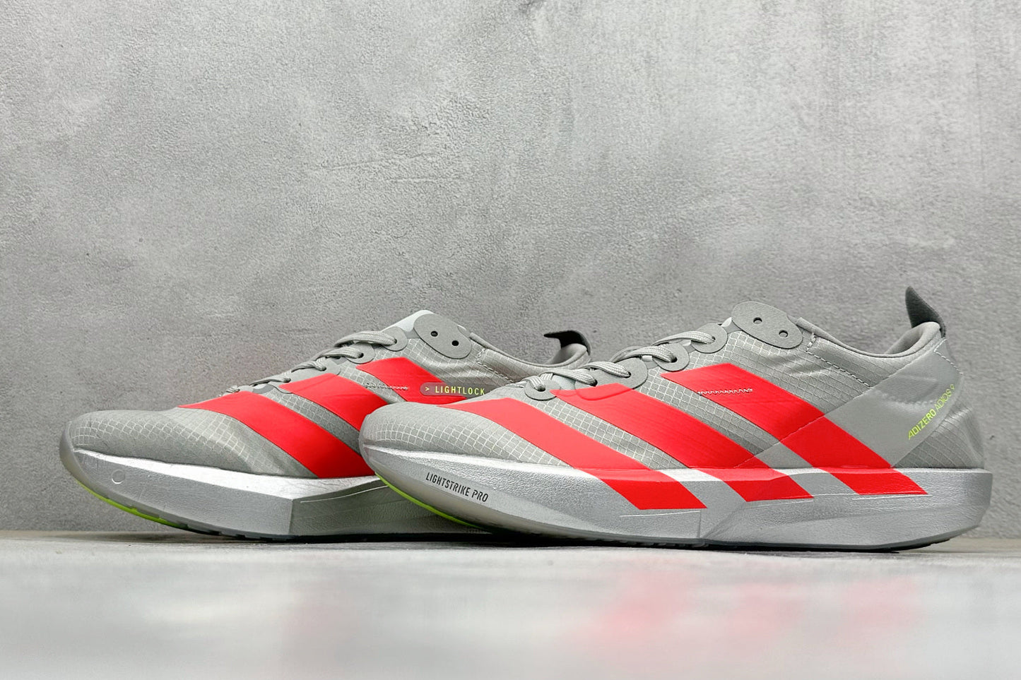 Adidas Adizero Adios 9 Silver Red