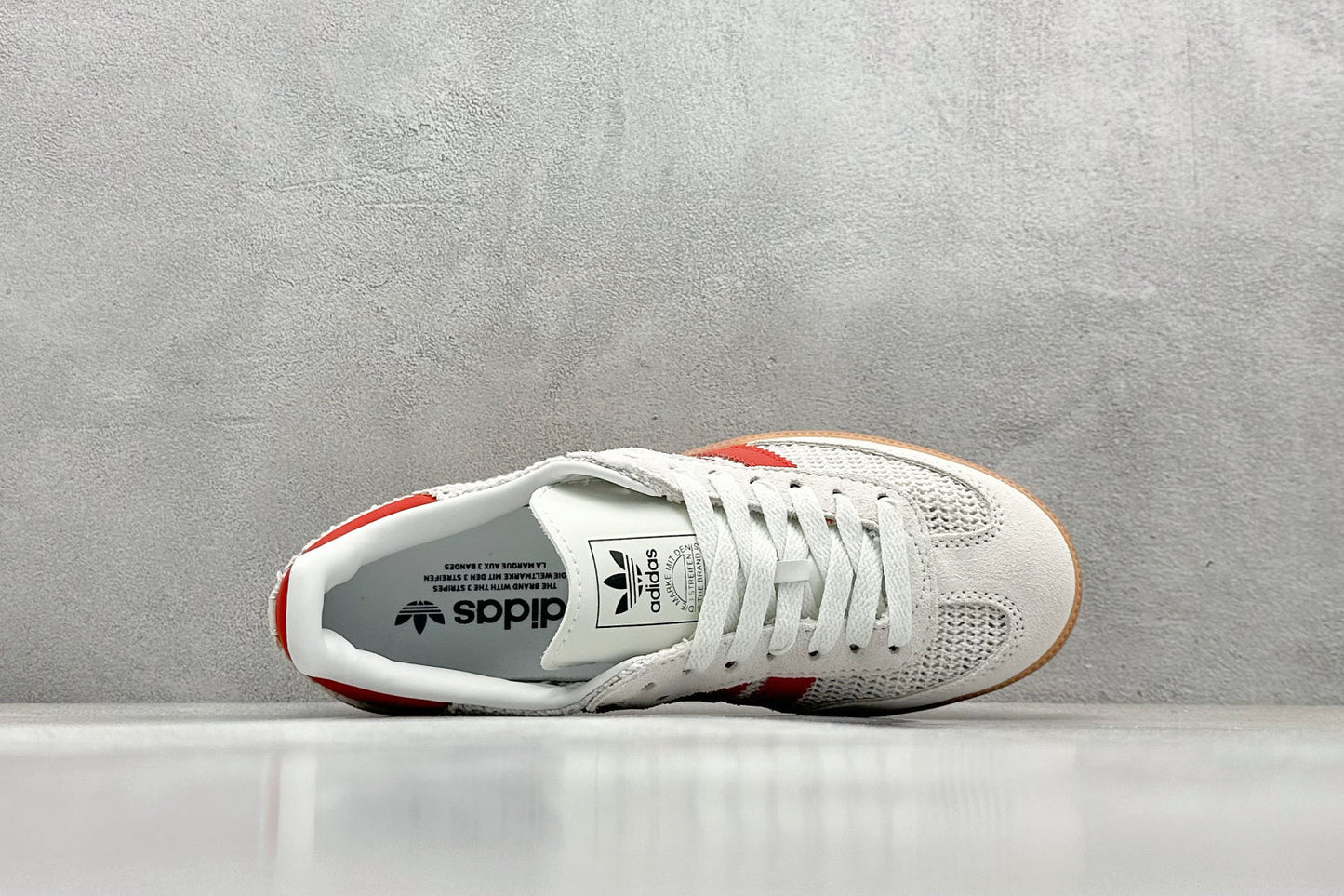 Adidas Originals Samba OG Crystal White Preloved Red