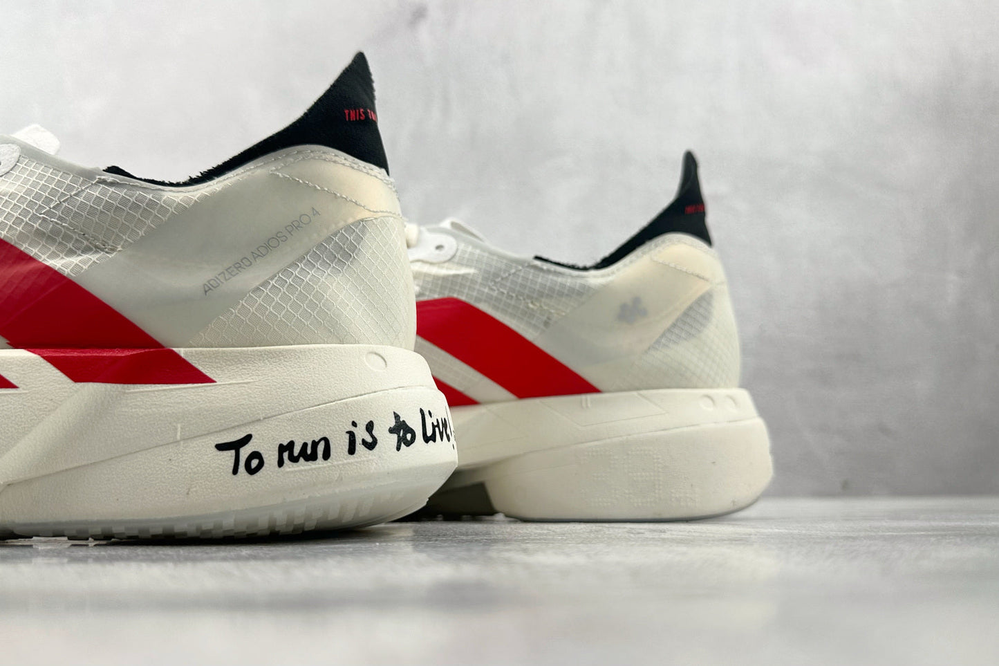 Adidas Adizero Adios Pro 4 'To run is to Live!'