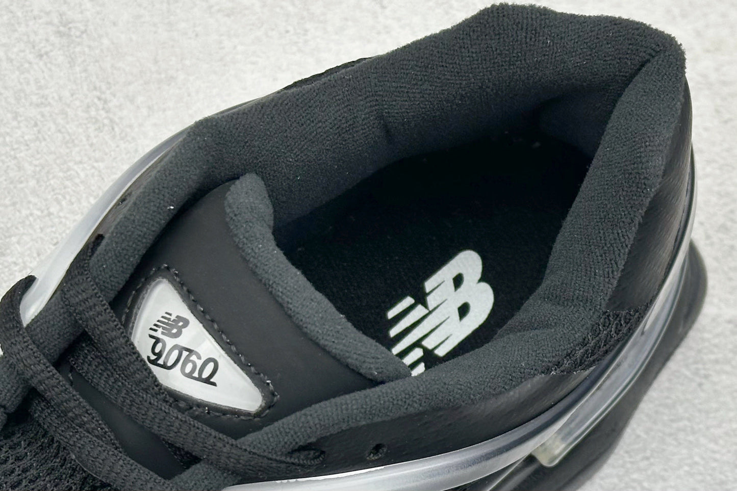 New Balance 9060 X RAINCLOUD Silver Metallic Black Cement
