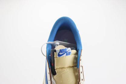 Nike Air Jordan 1 Retro Low OG SP Fragment x Travis Scott Sail Military Blue