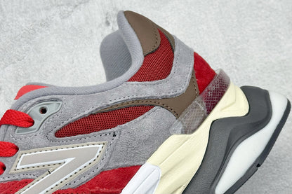 New Balance 9060 Carbon Grey Red