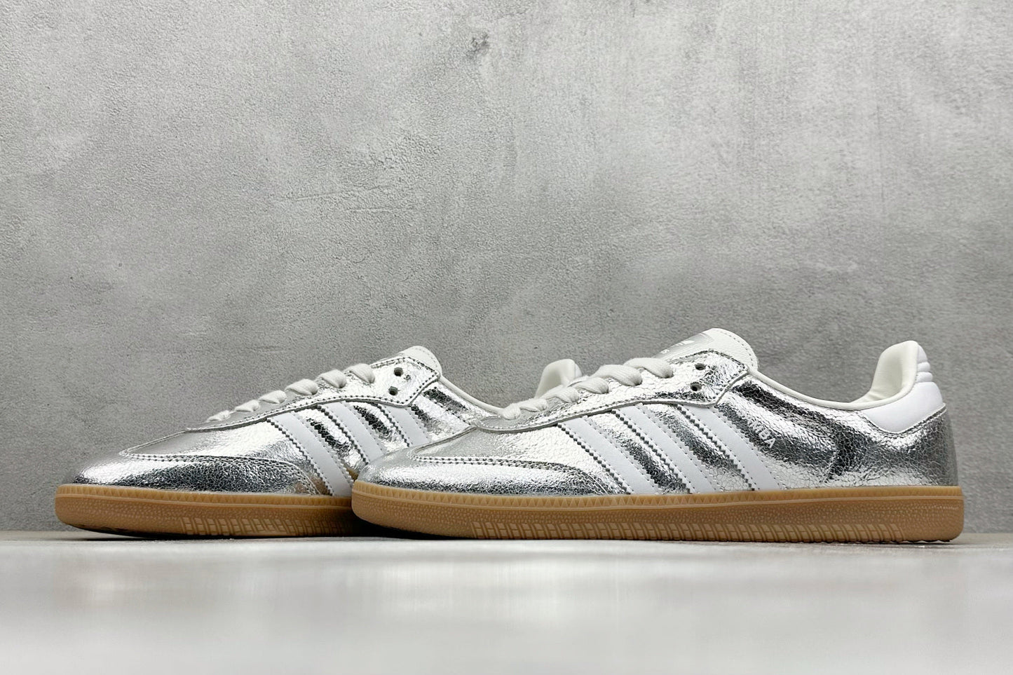 Adidas Samba Metallic Silver