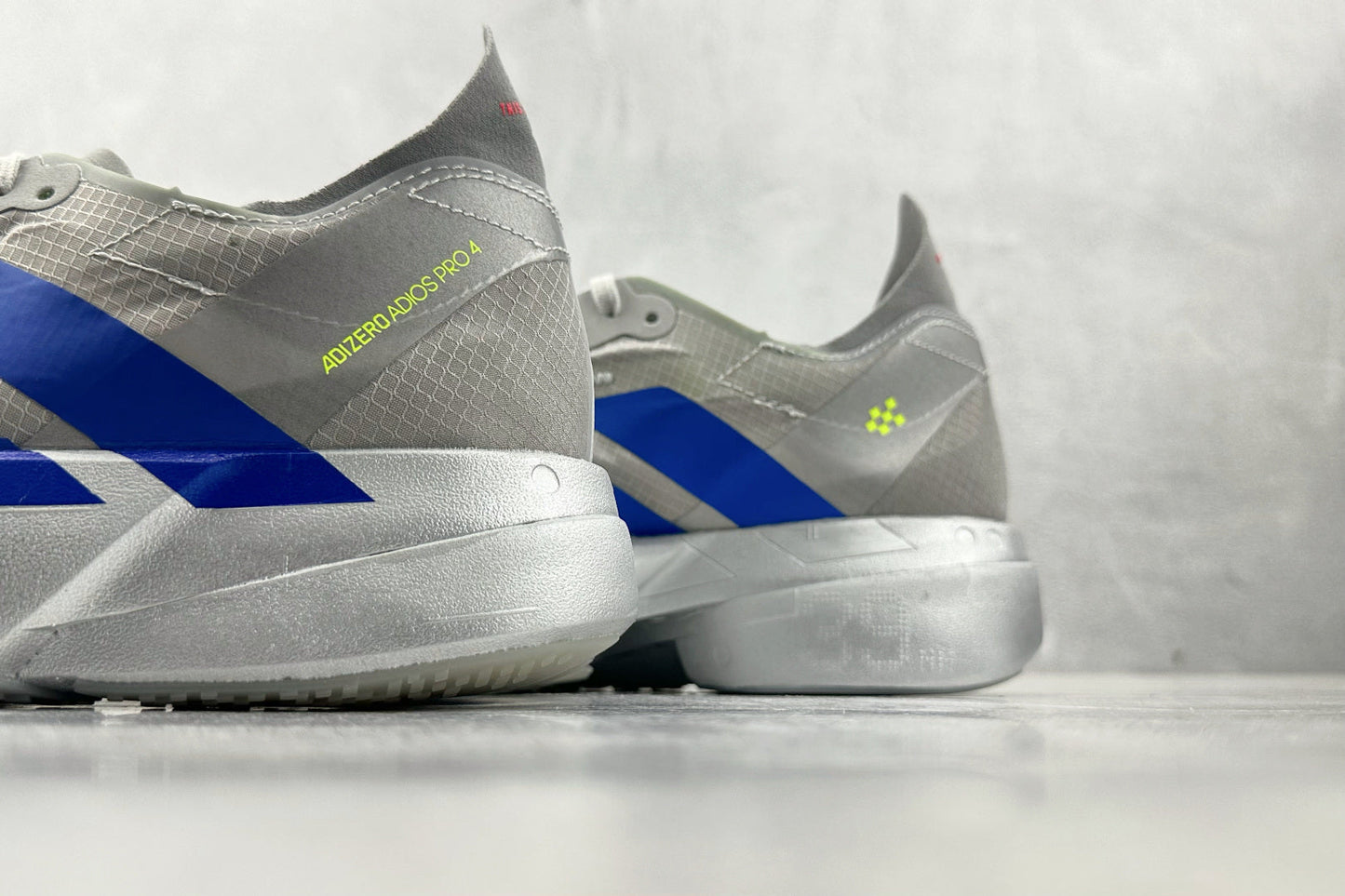 Adidas Adizero Adios Pro 4 Silver Blue