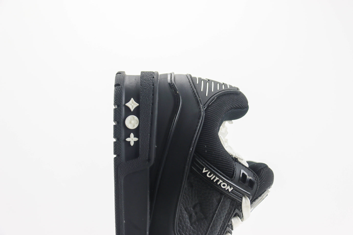 Louis Vuitton Trainer Black Embossed Monogram