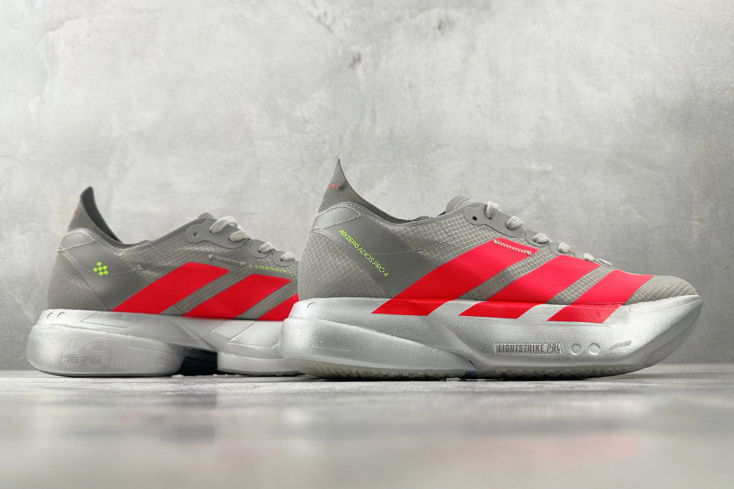 Adidas Adizero Adios Pro 4 Silver Red