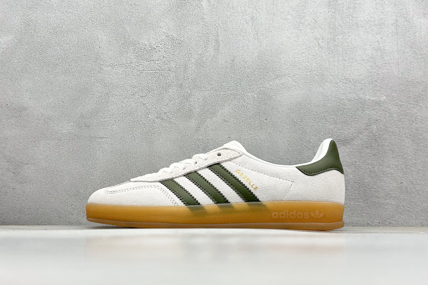 Adidas Gazelle Cream White Collegiate Green Gum