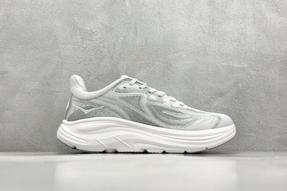 HOKA Clifton 10 Skyflow Frost Cosmic Grey