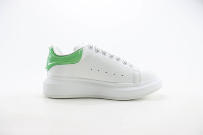 Alexander McQueen Oversized Sneaker Transparent Heel White Green