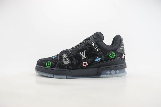 Louis Vuitton LV Trainer Takashi Murakami Black