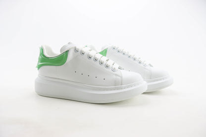 Alexander McQueen Oversized Sneaker Transparent Heel White Green