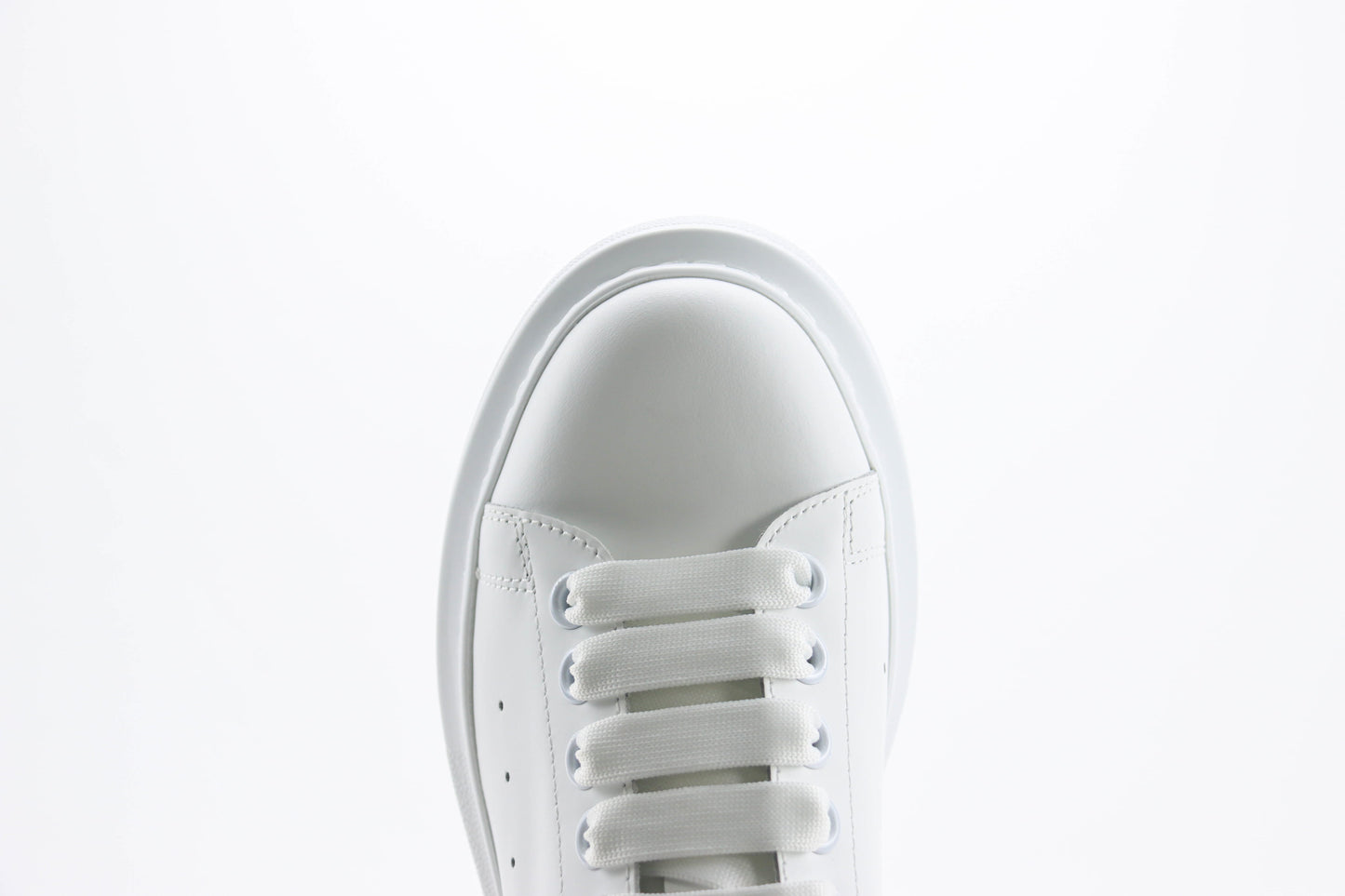 Alexander McQueen Oversized Sneaker Transparent Heel White Green
