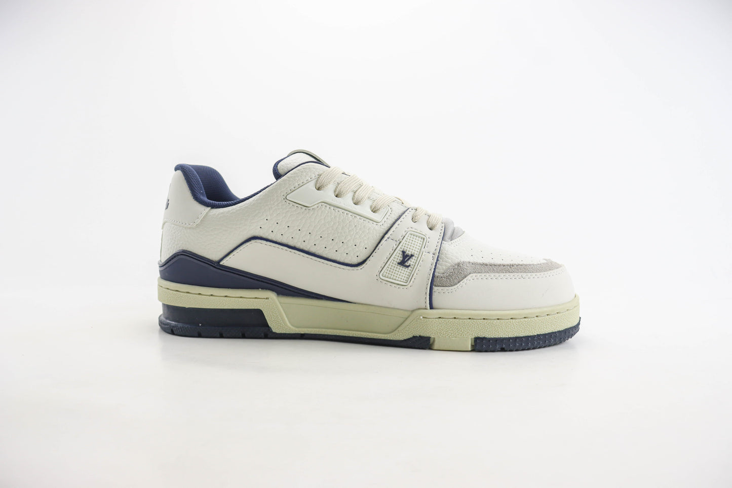 Louis Vuitton Trainer #54 Signature White Marine
