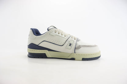 Louis Vuitton Trainer #54 Signature White Marine