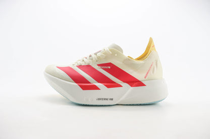 Adidas Adizero Adios Pro 4 Off White Better Scarlet Core Black