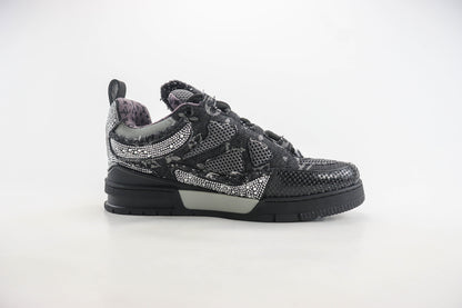 Louis Vuitton Skate Trainer Black Swarovski Monogran
