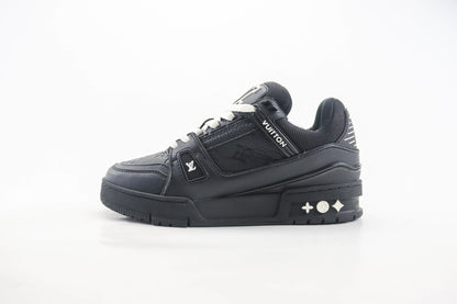 Louis Vuitton Trainer Black Embossed Monogram