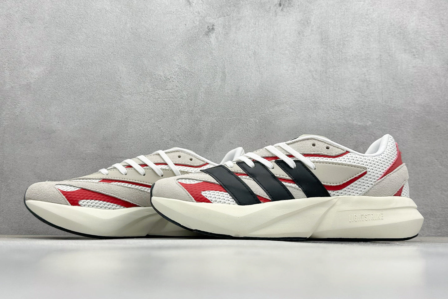 Adidas Lightblaze Off White Black Scarlet