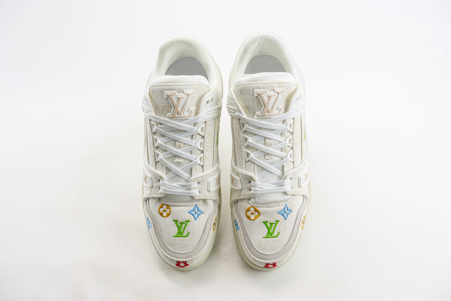 Louis Vuitton LV Trainer Takashi Murakami White