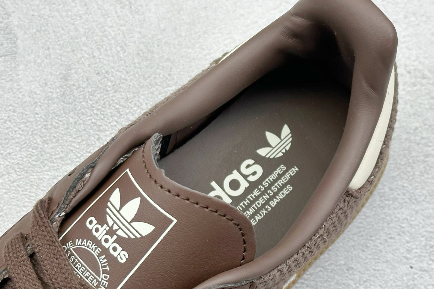 Adidas Originals Samba OG  Brown Putty Grey Gold Metallic