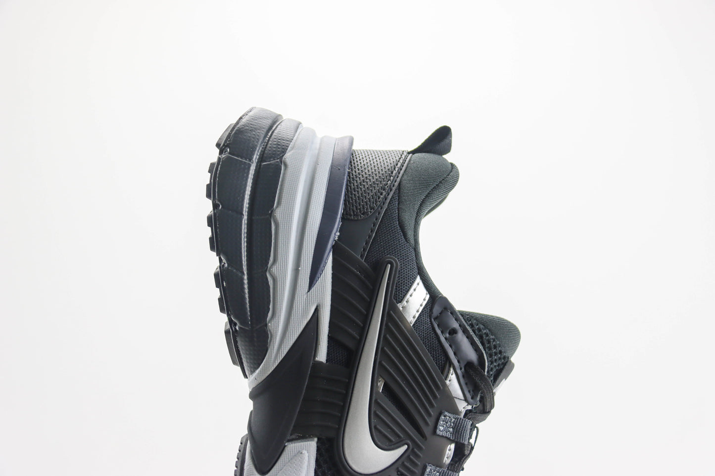 Nike V2K Run Black Metallic Silver