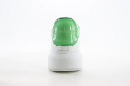 Alexander McQueen Oversized Sneaker Transparent Heel White Green