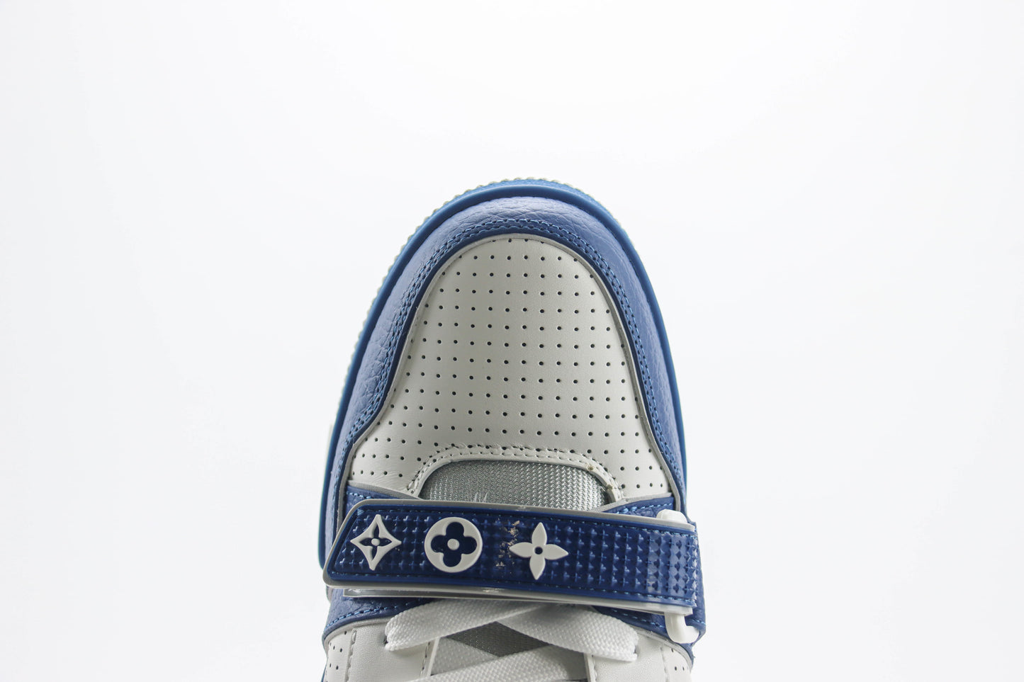 Louis Vuitton LV Trainer Blue Perforated Calf Leather