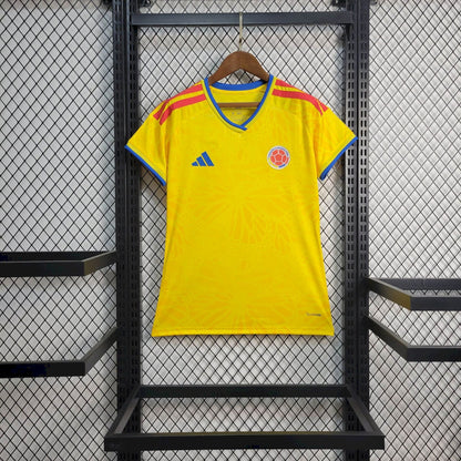 Colombia 2026 World Cup Home Jersey Womens