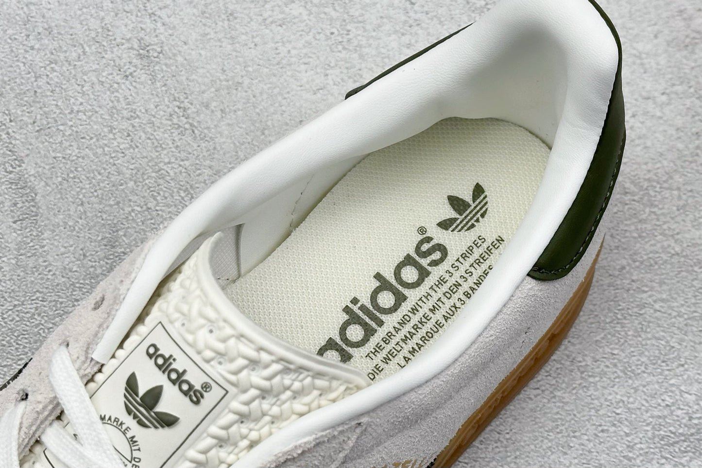 Adidas Gazelle Cream White Collegiate Green Gum
