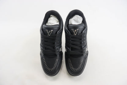 Louis Vuitton LV Trainer Black Calf Leather