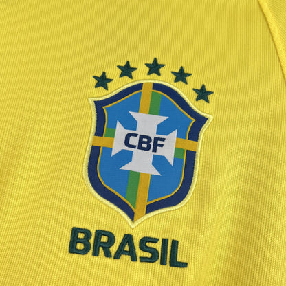 Brazil 2026 World Cup Home Long Sleeve Jersey Mens