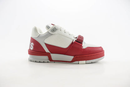 Louis Vuitton LV Trainer Red Perforated Calf Leather