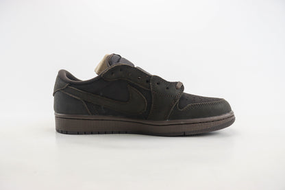Nike Air Jordan 1 x Travis Scott Velvet Brown and Dark Mocha