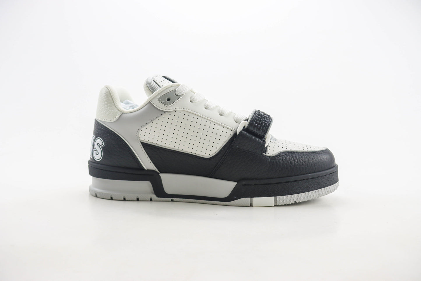 Louis Vuitton LV Trainer Black Perforated Calf Leather